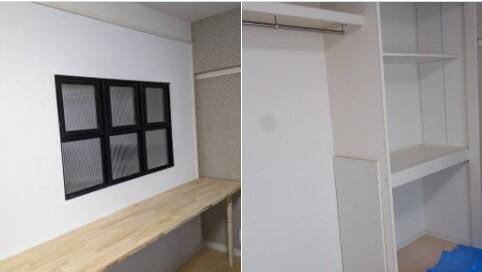 部屋仕切り工事